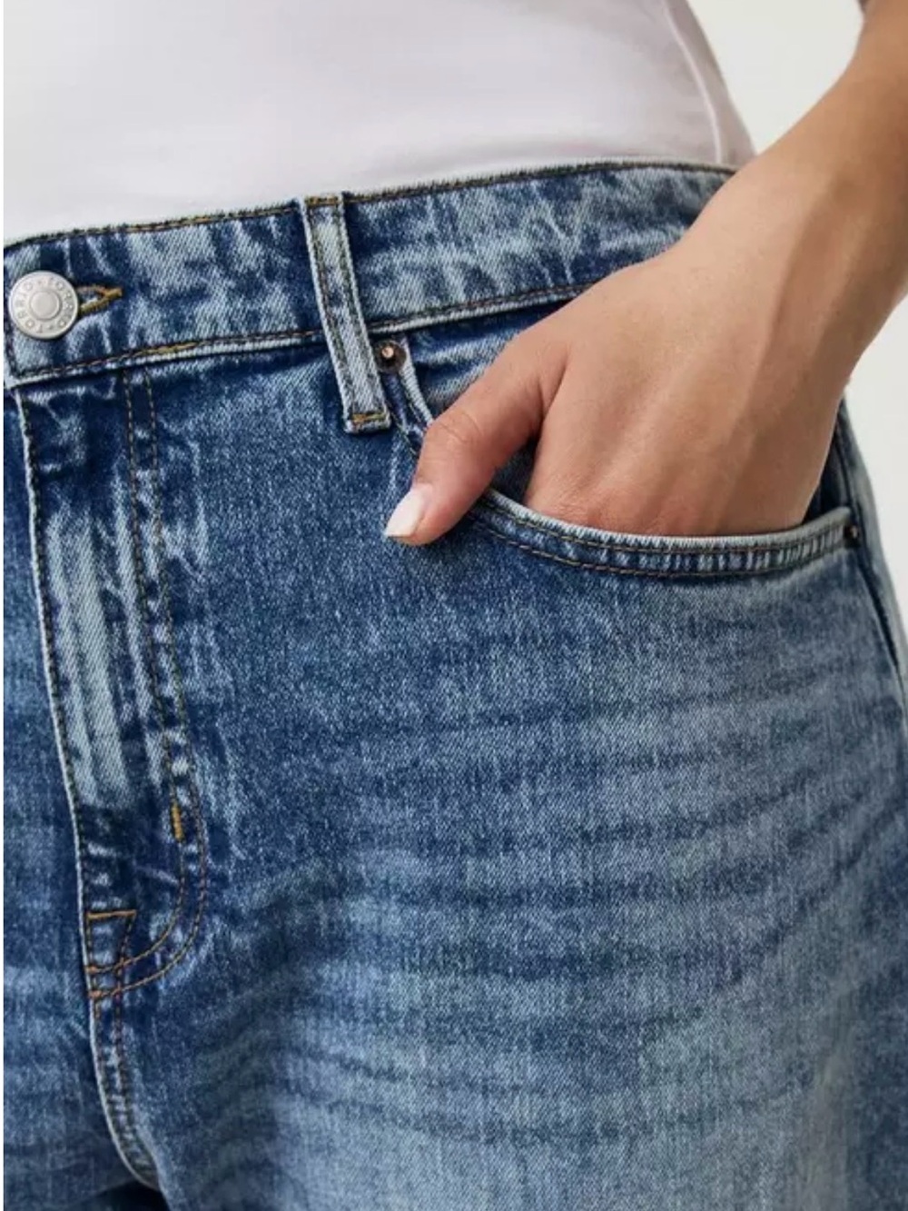 NWT TORRID Baggy High-Rise Straight Jean SIZE 18 - Picture 4 of 6